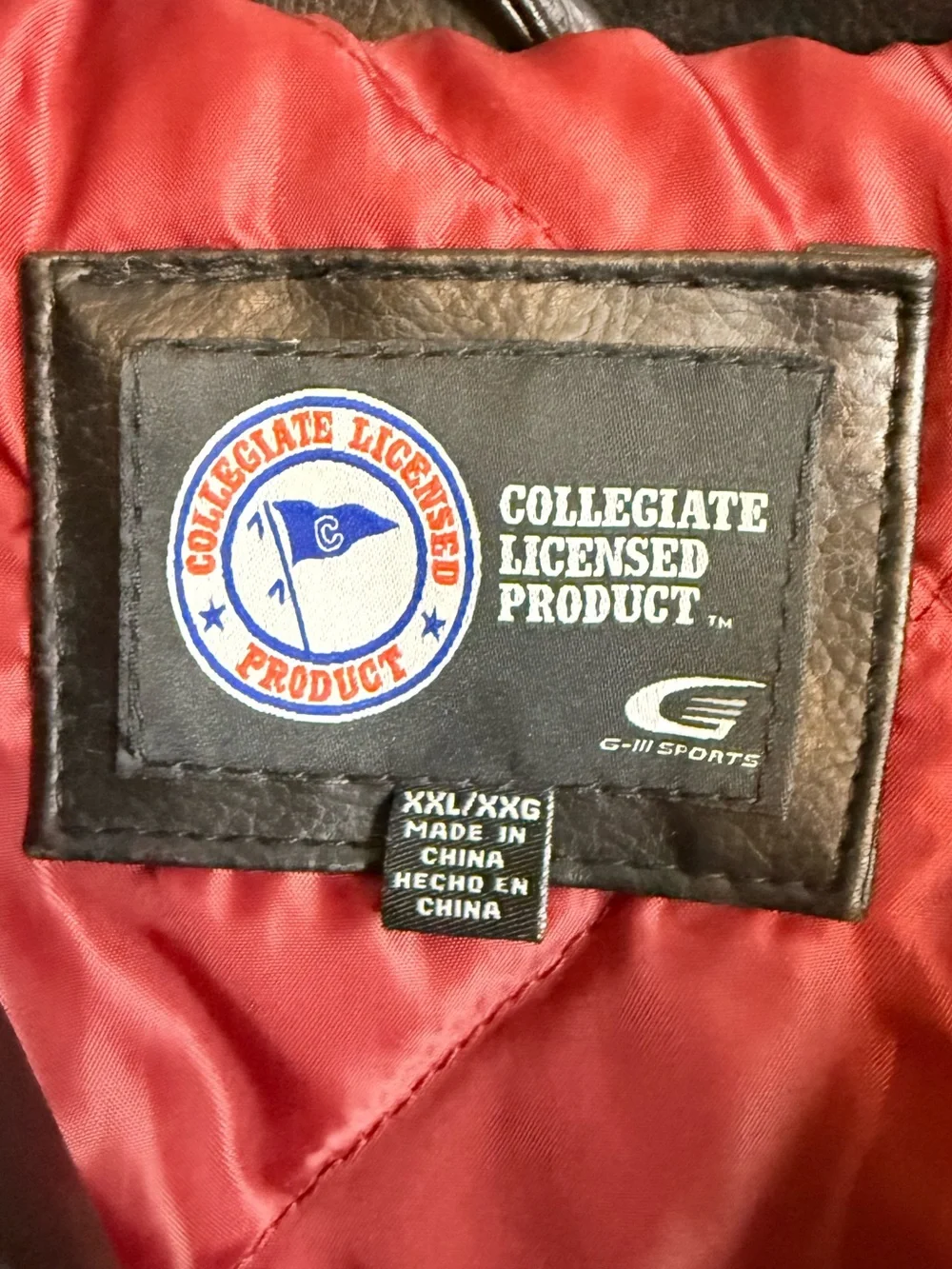 Vintage Indiana Hoosiers Leather Bomber Jacket